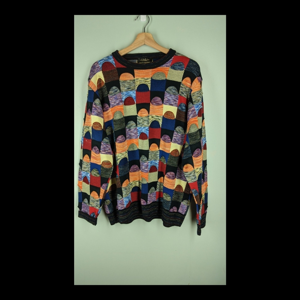 Vintage Coogi style Montechiaro sweater